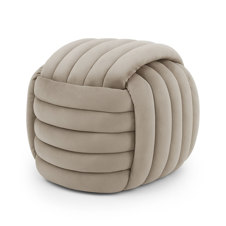 Sitzhocker – NILO – Stilvoller Flechtpouf für modernes Wohnen