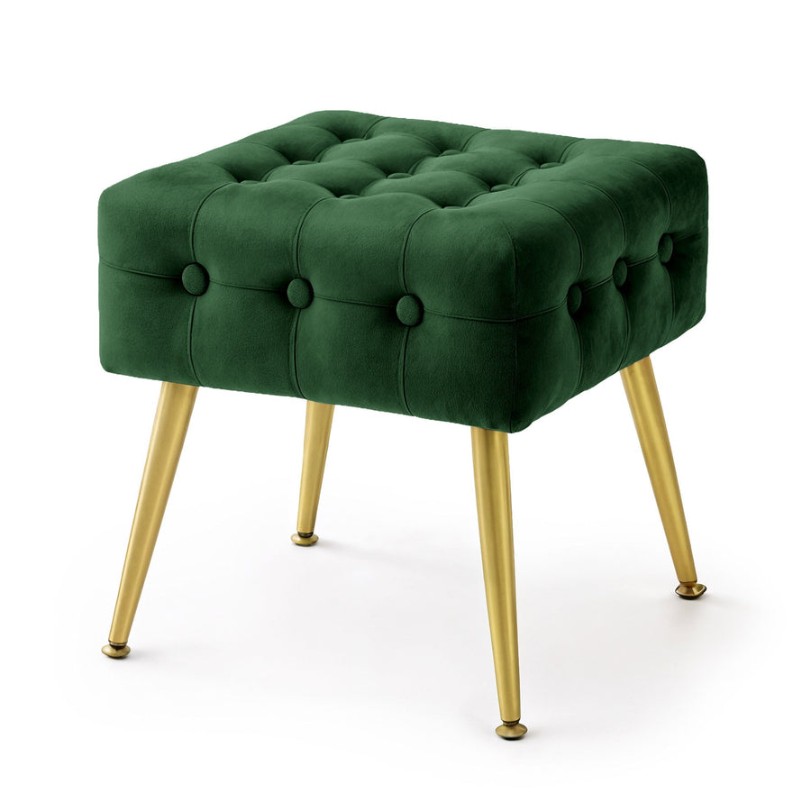 Sitzhocker  – QUADRA – Eleganter Sitzhocker im modernen Glamour Stil