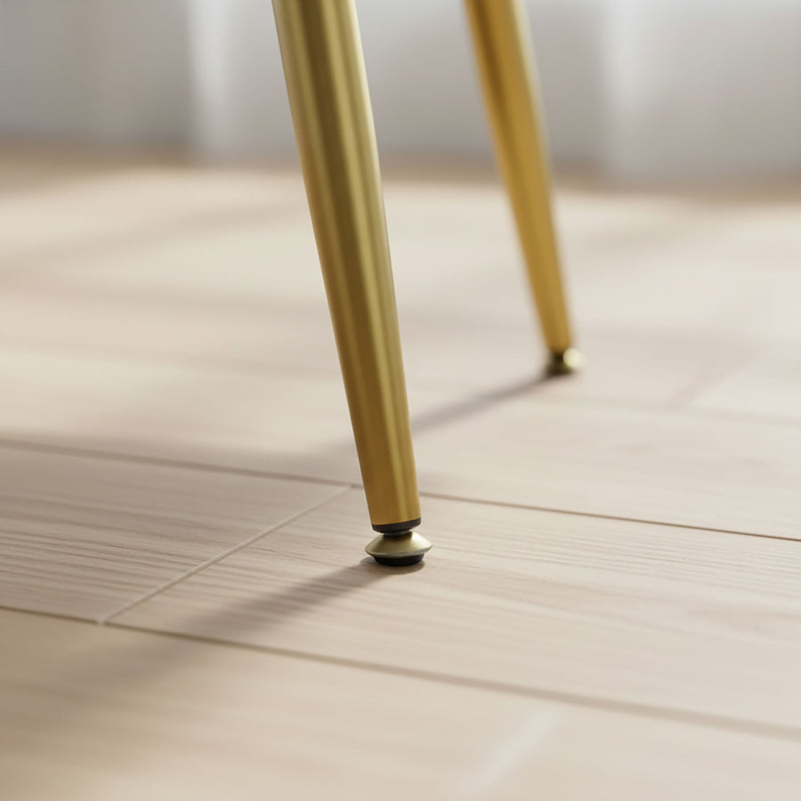 Sitzhocker  – QUADRA – Eleganter Sitzhocker im modernen Glamour Stil