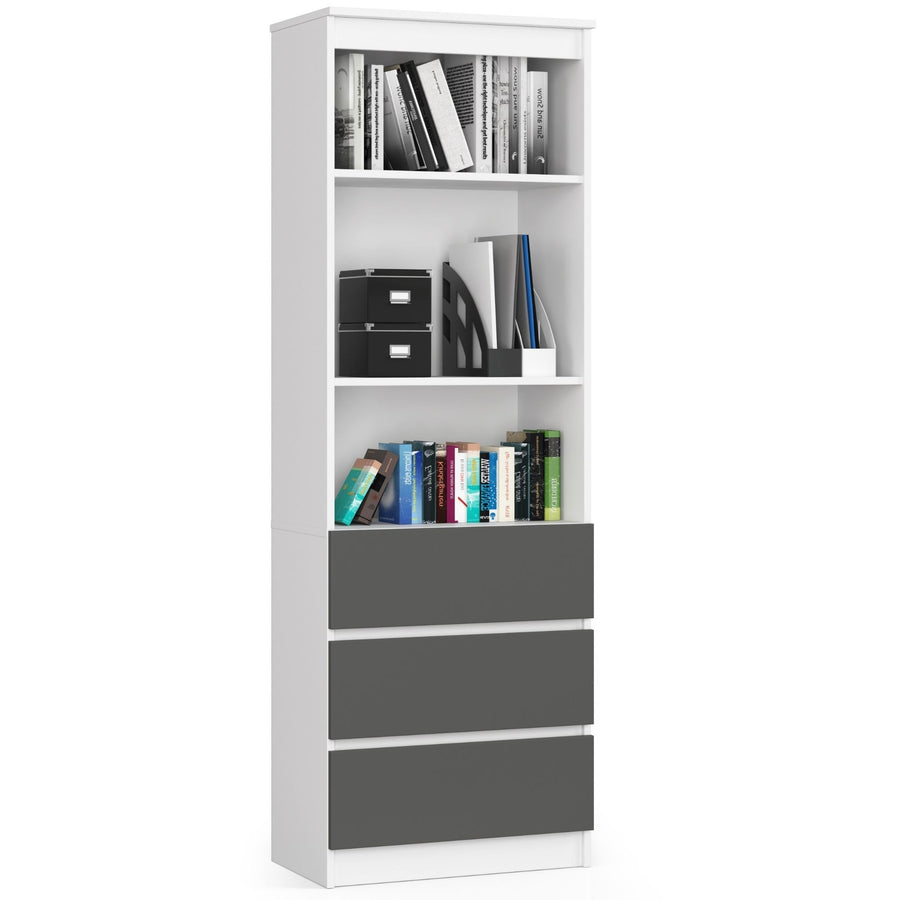 Regal – Modernes Standregal mit Schubladen und funktionalem Stauraum