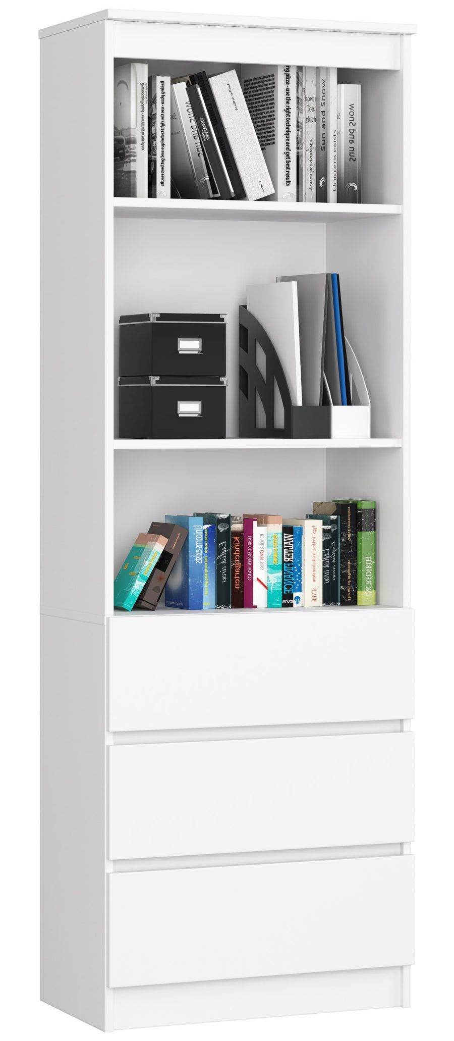 Regal – CLP – Büroregal mit Schubladen und verstellbaren Einlegeböden