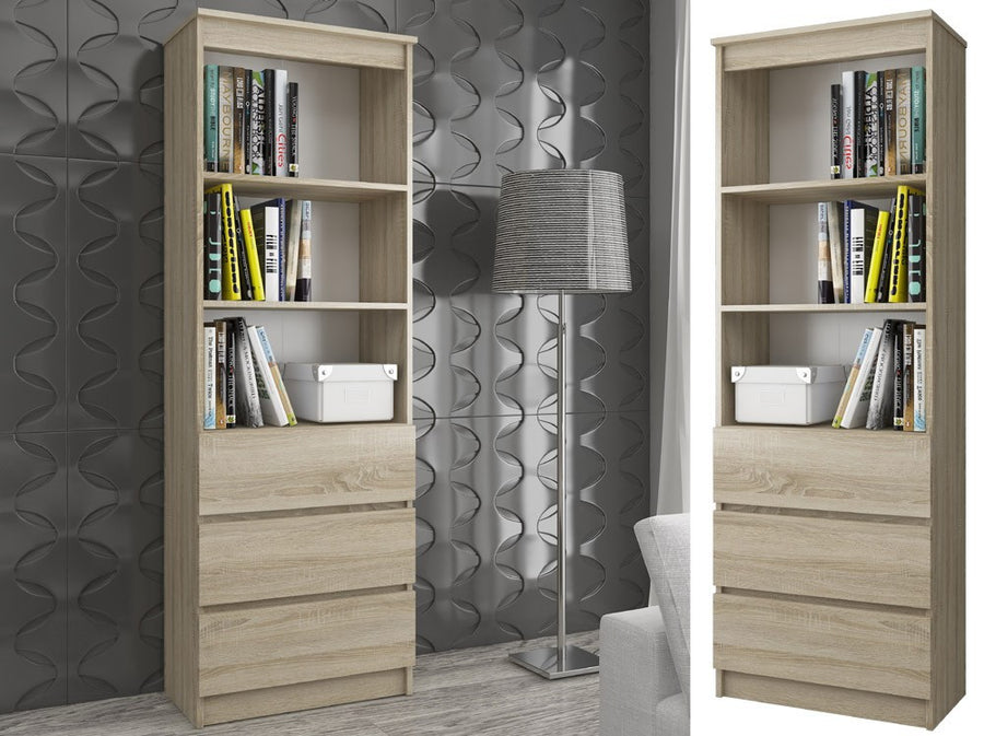 Regal – CLP – Büroregal mit Schubladen und verstellbaren Einlegeböden
