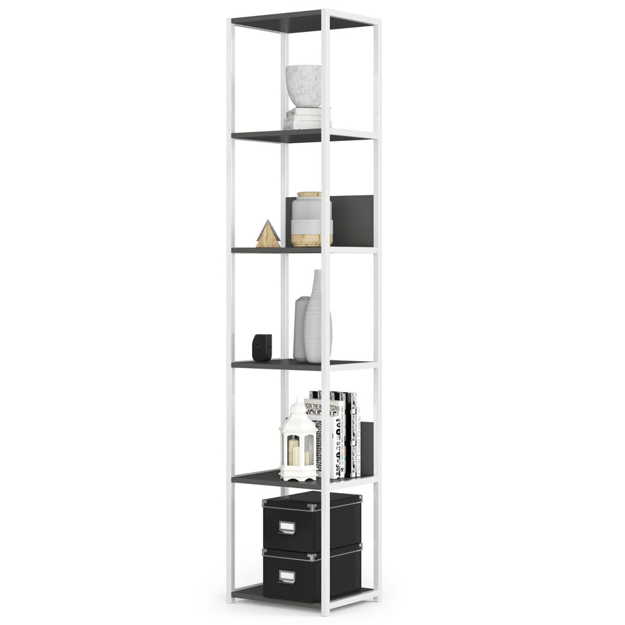 Regal – LOFT – Schmales Metallregal mit sechs offenen Ablagen