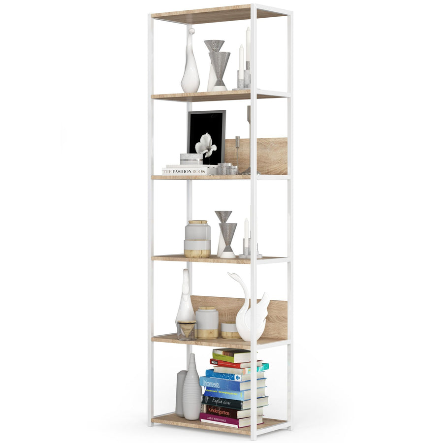 Regal – LOFT – Breites Metallregal mit sechs offenen Ablagen