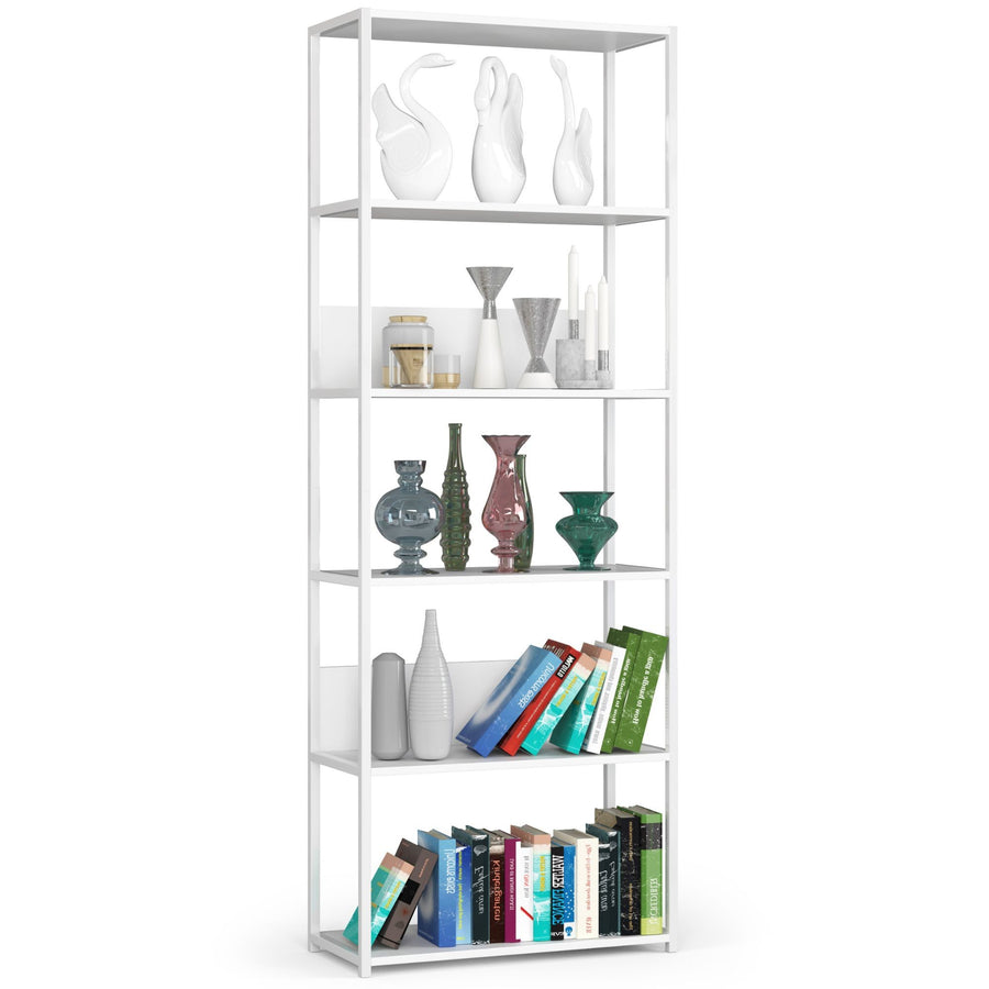 Regal – LOFT – Breites Metallregal mit sechs offenen Ablagen