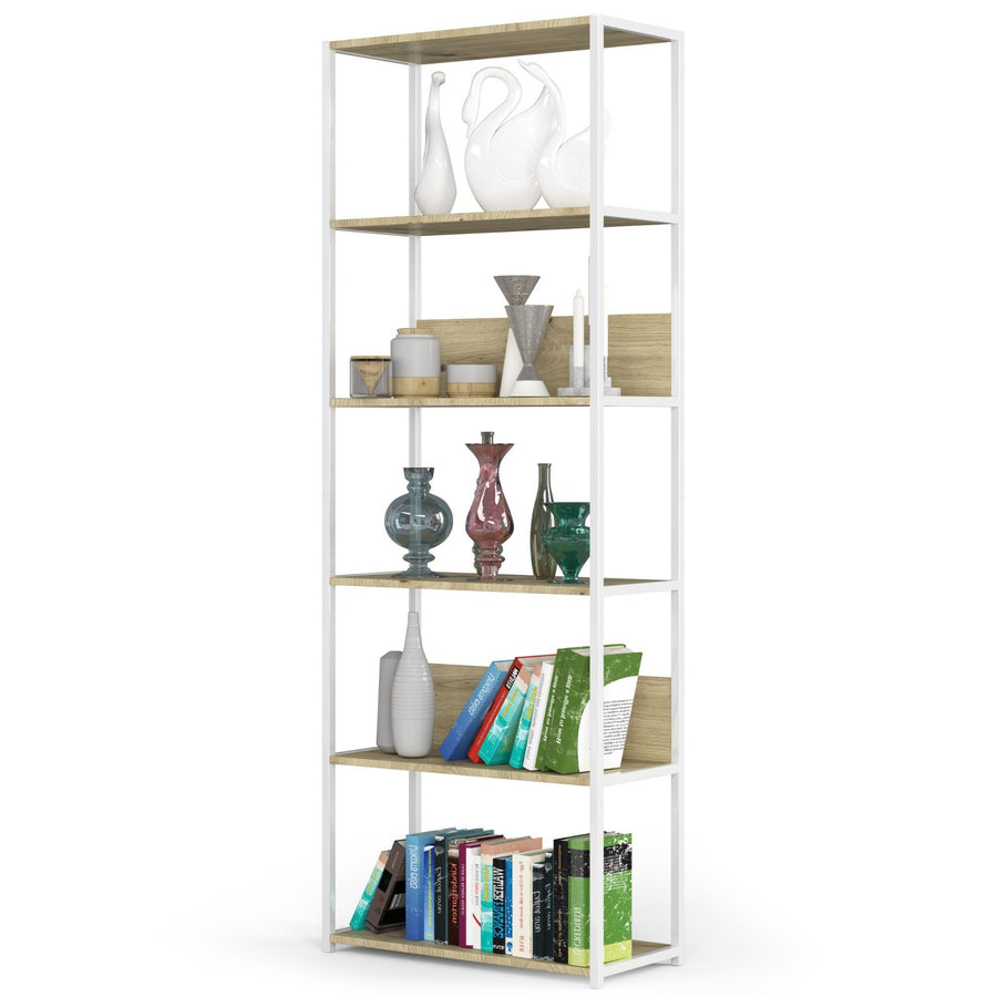 Regal – LOFT – Breites Metallregal mit sechs offenen Ablagen