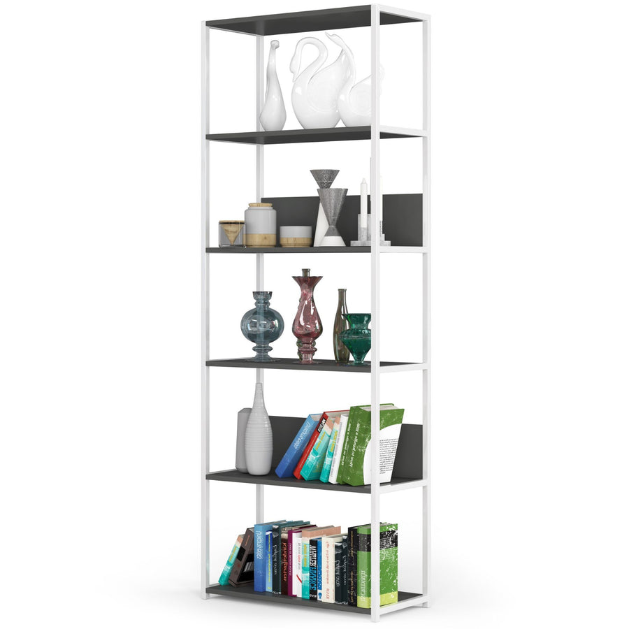 Regal – LOFT – Breites Metallregal mit sechs offenen Ablagen