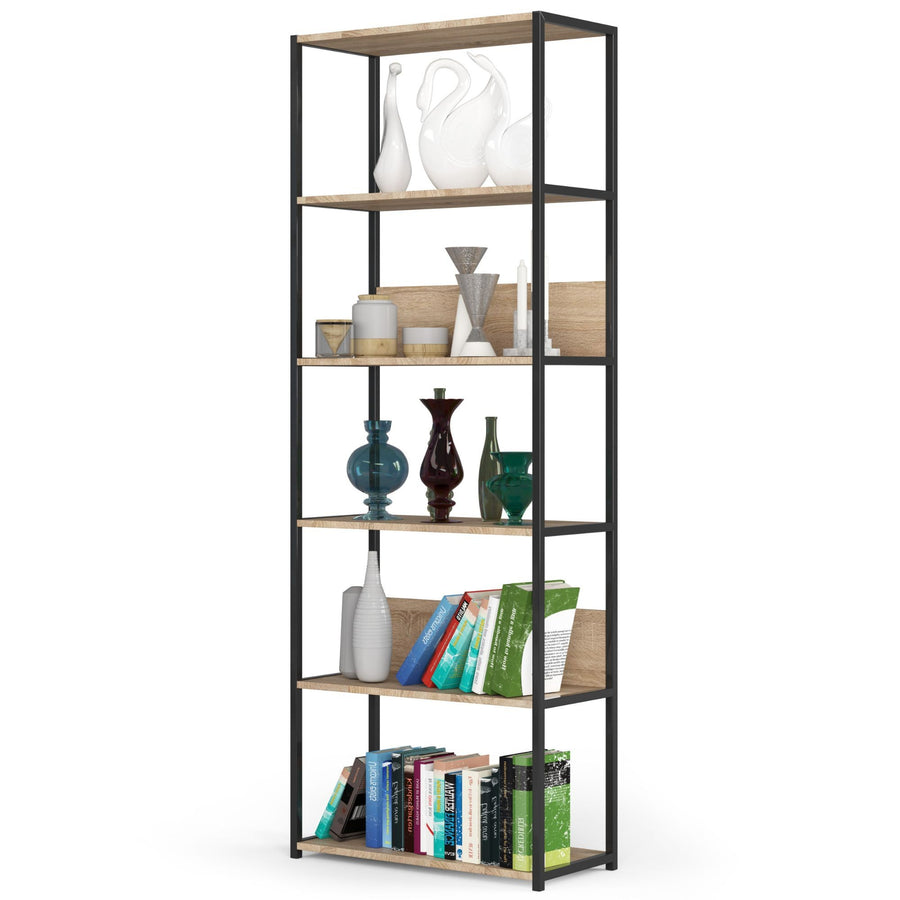 Regal – LOFT – Breites Metallregal mit sechs offenen Ablagen