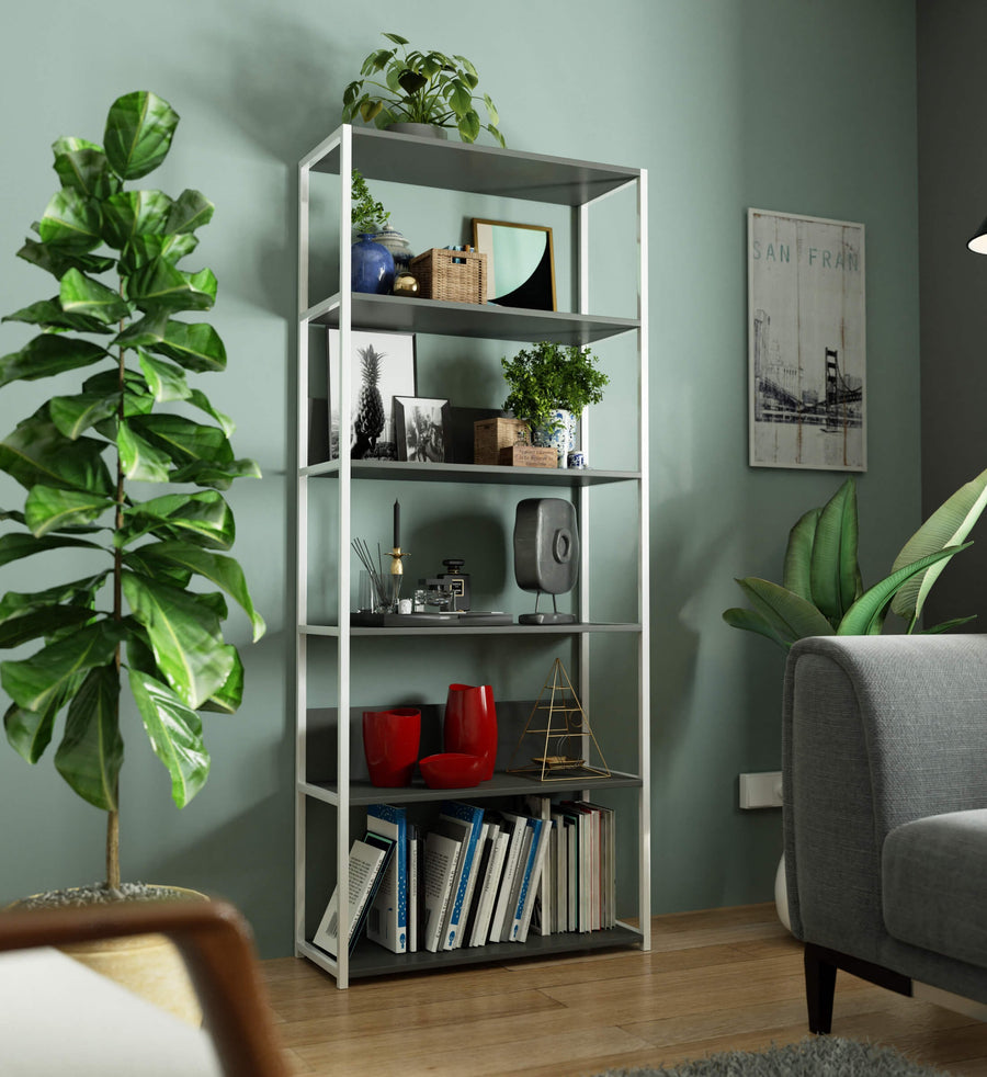 Regal – LOFT – Großes Industrie-Design mit 6 offenen Fächern