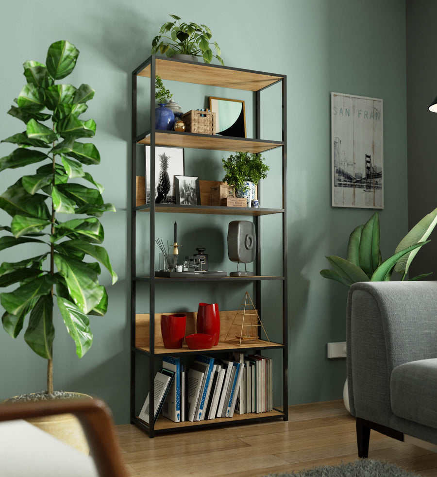Regal – LOFT – Großes Industrie-Design mit 6 offenen Fächern