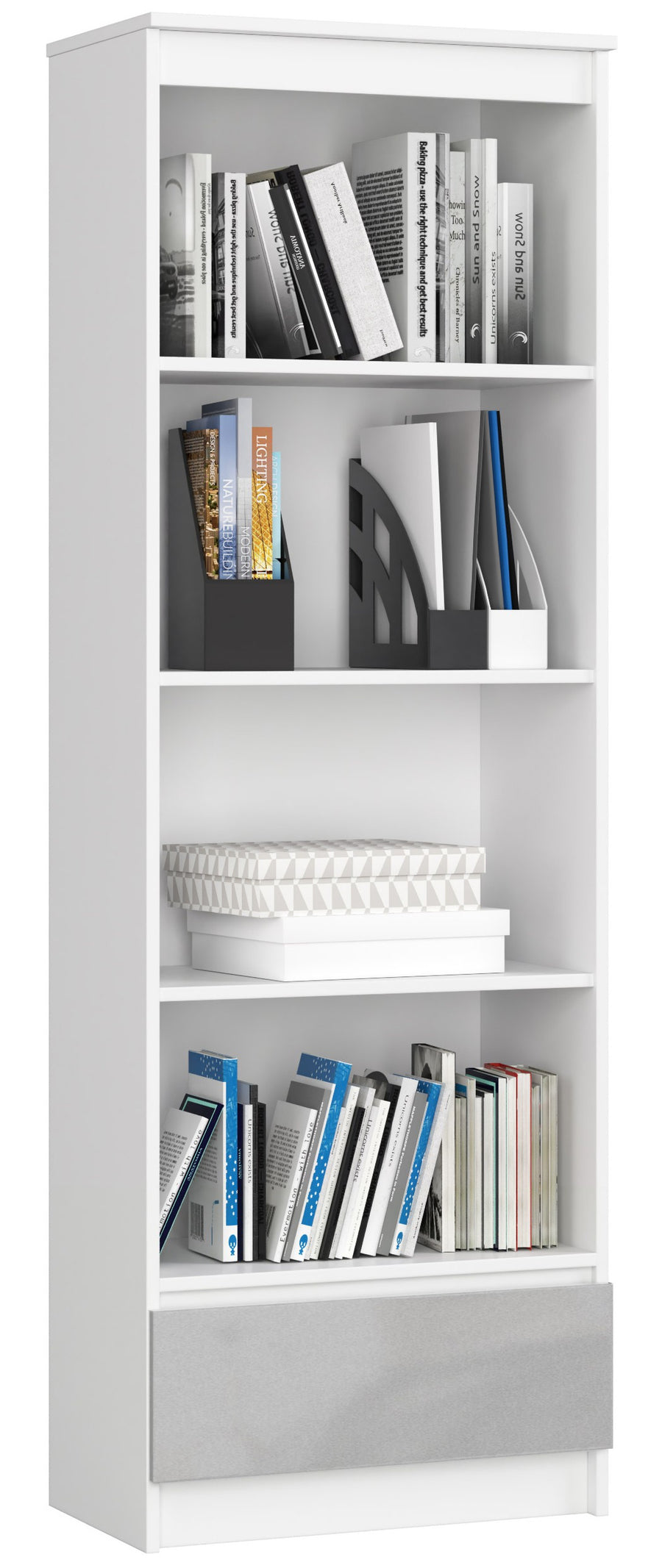 Regal – CLP – Platzsparendes Design mit Schublade für Büro & Wohnraum