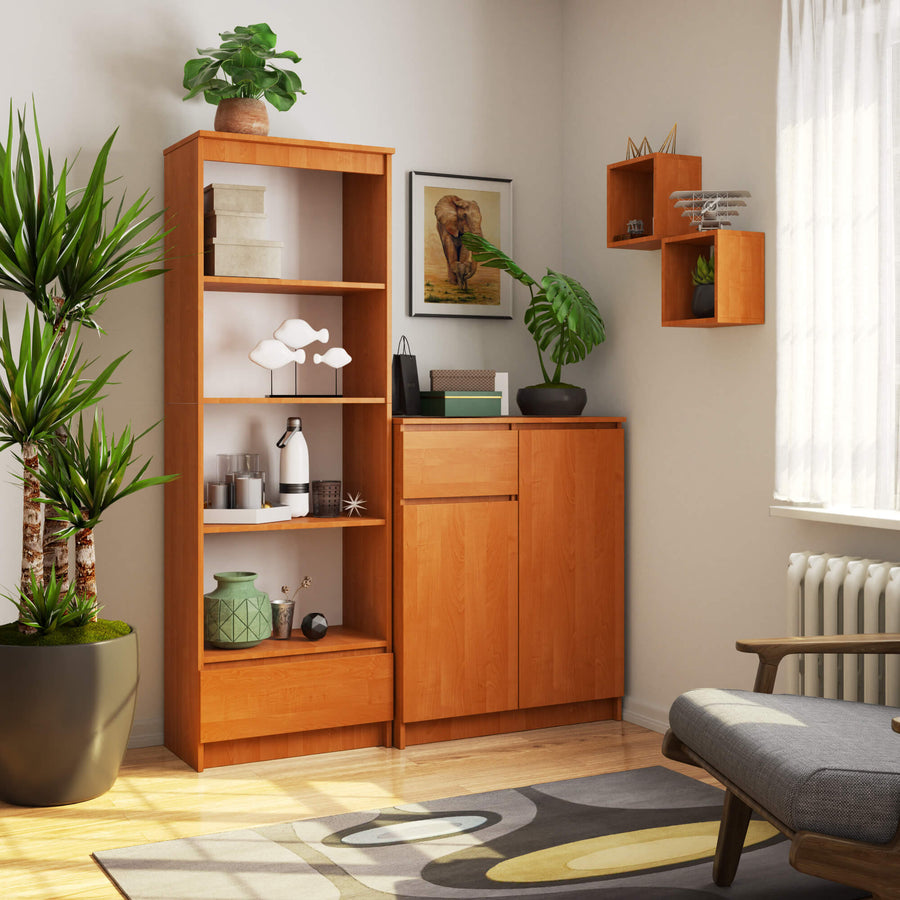 Regal – CLP – Platzsparendes Design mit Schublade für Büro & Wohnraum