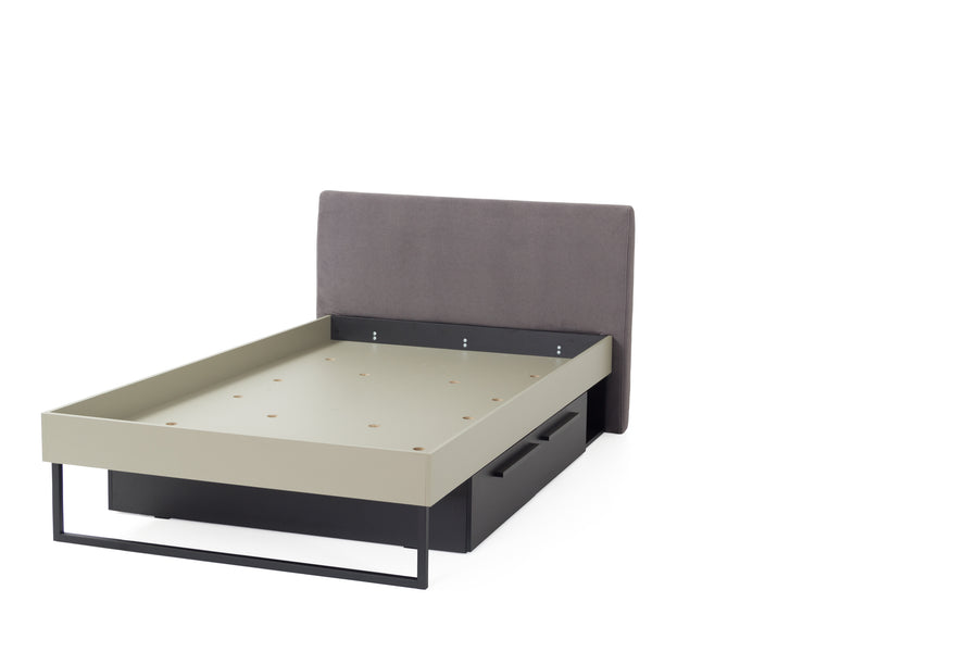 Jugendbett – SERGIO System – 90–120 cm – Modernes Kinderzimmer Bett ohne Matratze
