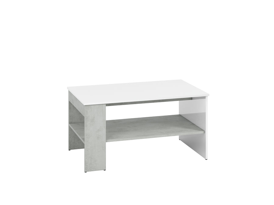 Couchtisch – LUMENS 10 – Edles Design mit stilvollem Silberakzent