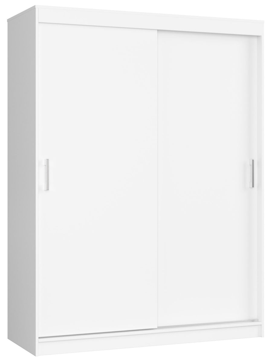 Schwebetürenschrank – MONO – Moderner Kleiderschrank mit 2 Türen und 6 Fächern