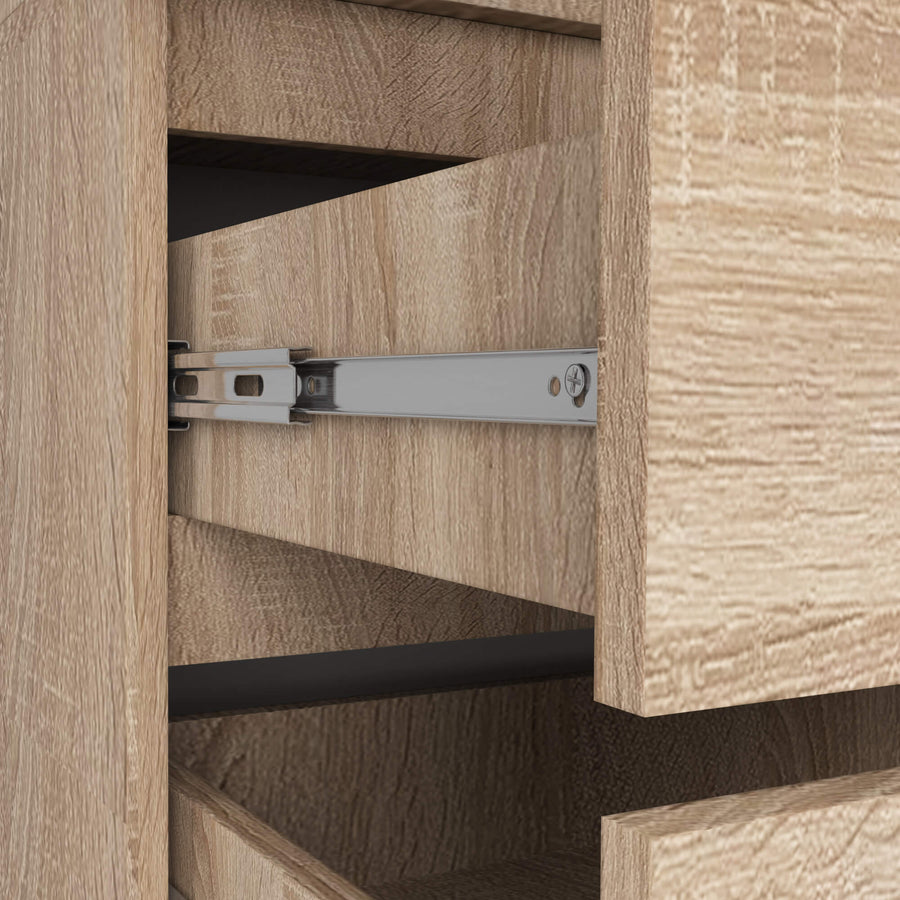 Kleiderschrank – Funktionaler Drehtürenschrank mit Spiegel und 2 Schubladen