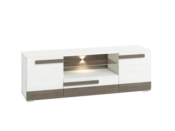 TV-Lowboard – BLANCO 0901 – Elegante Medien-Bank in moderner Holzoptik