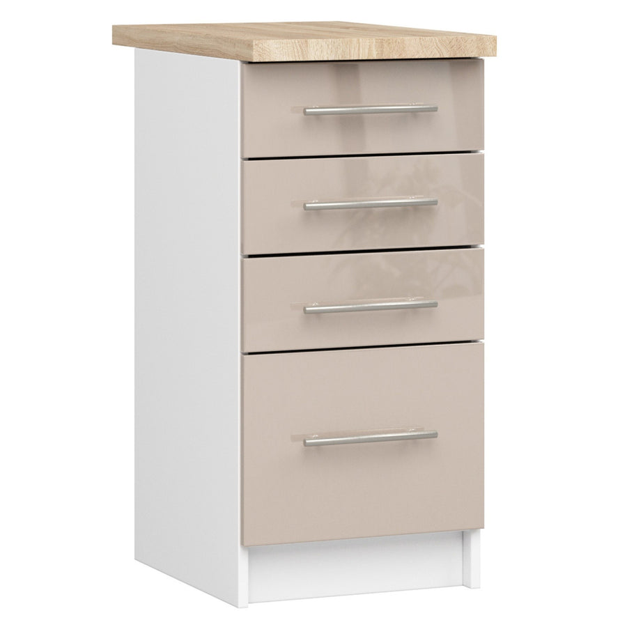 Unterschrank S40 4S – OLIWIA – Hochwertige Optik für Ihre Küche mit Arbeitsplatte