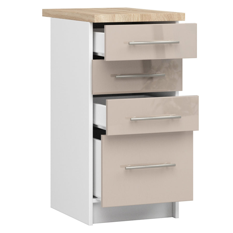 Unterschrank S40 4S – OLIWIA – Hochwertige Optik für Ihre Küche mit Arbeitsplatte