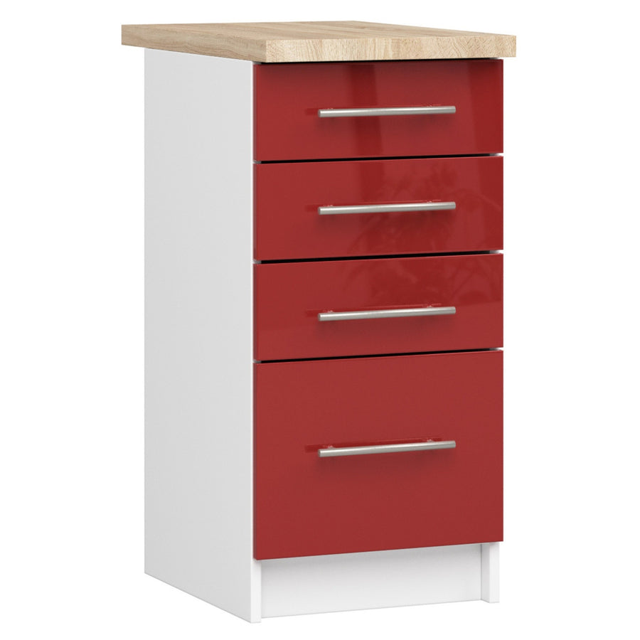 Unterschrank S40 4S – OLIWIA – Hochwertige Optik für Ihre Küche mit Arbeitsplatte