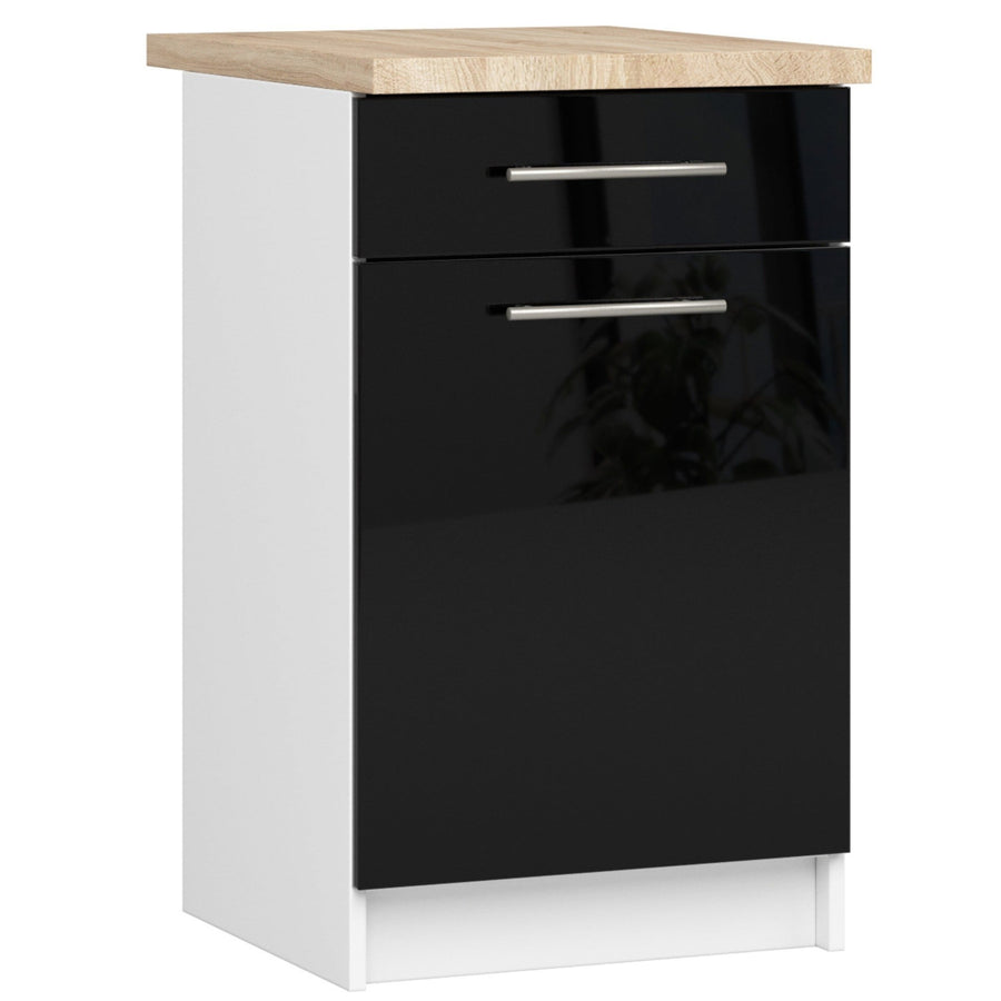 Unterschrank S50 1D1S – OLIWIA – Hochwertige Optik für Ihre Küche mit Arbeitsplatte