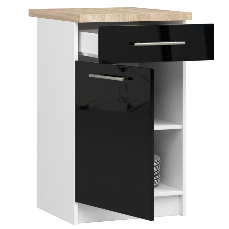 Unterschrank S50 1D1S – OLIWIA – Hochwertige Optik für Ihre Küche mit Arbeitsplatte