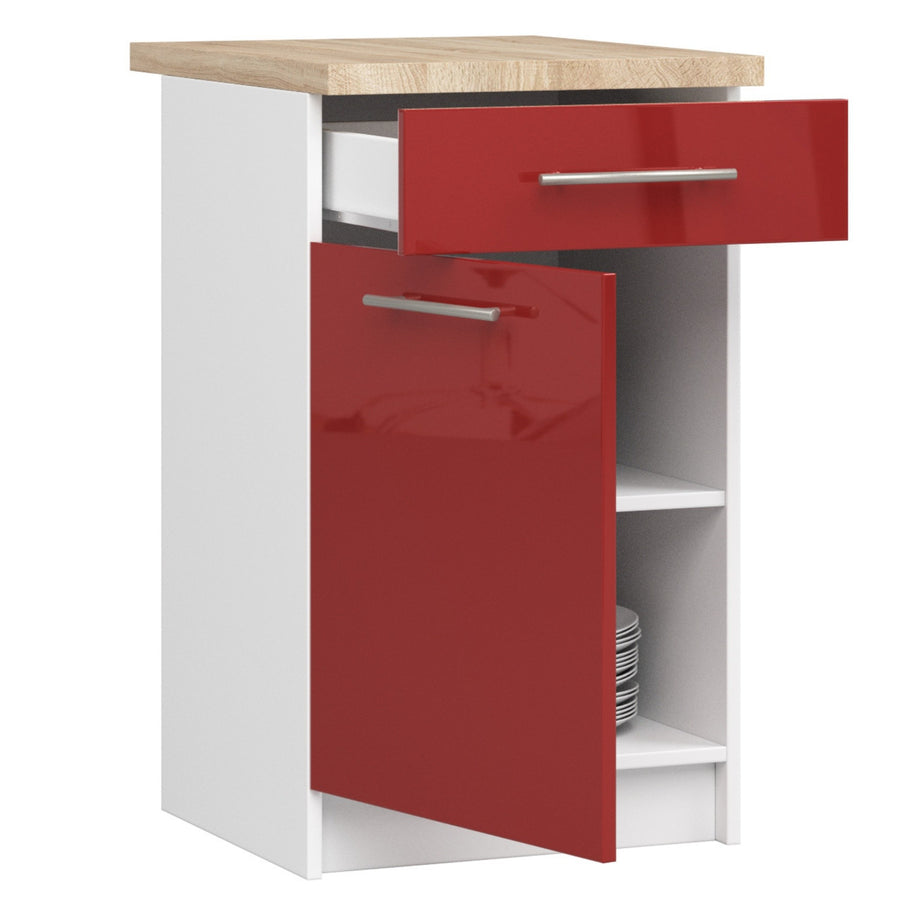 Unterschrank S50 1D1S – OLIWIA – Hochwertige Optik für Ihre Küche mit Arbeitsplatte