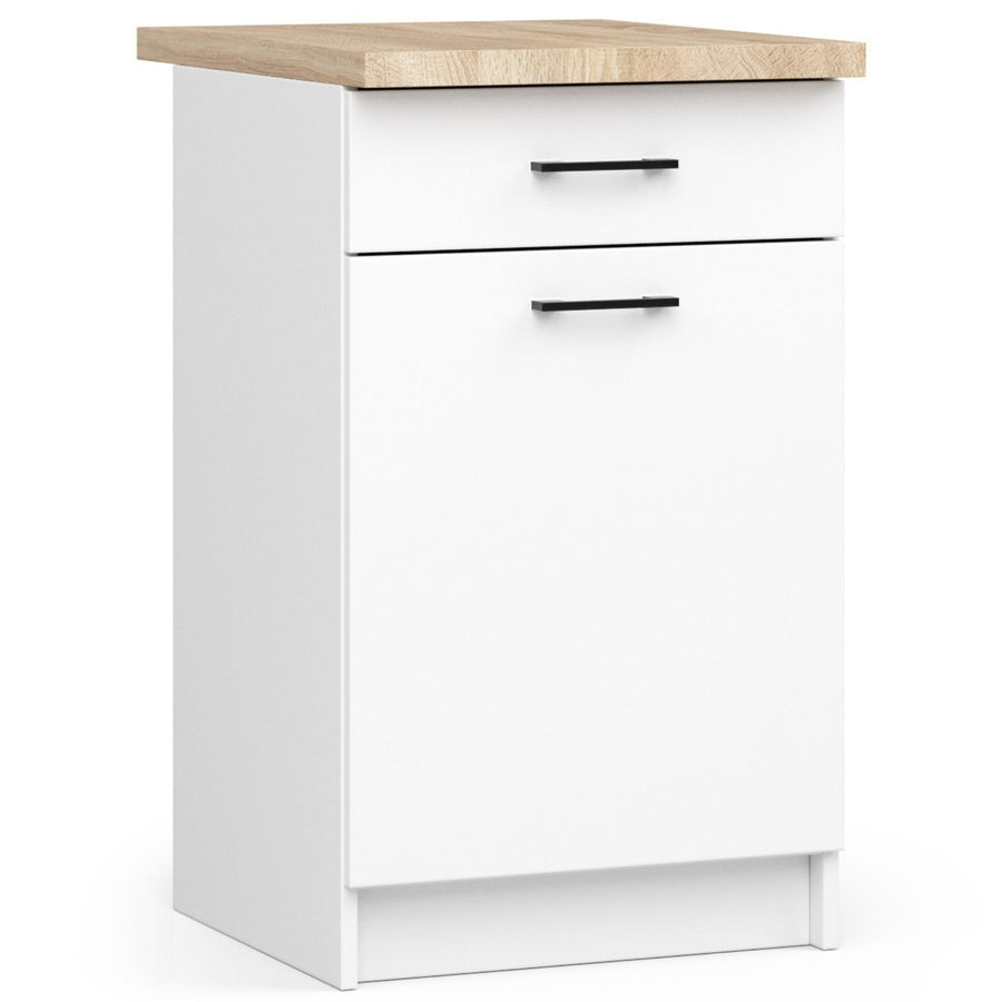 Unterschrank S50 1D1S – OLIWIA – Hochwertige Optik für Ihre Küche mit Arbeitsplatte