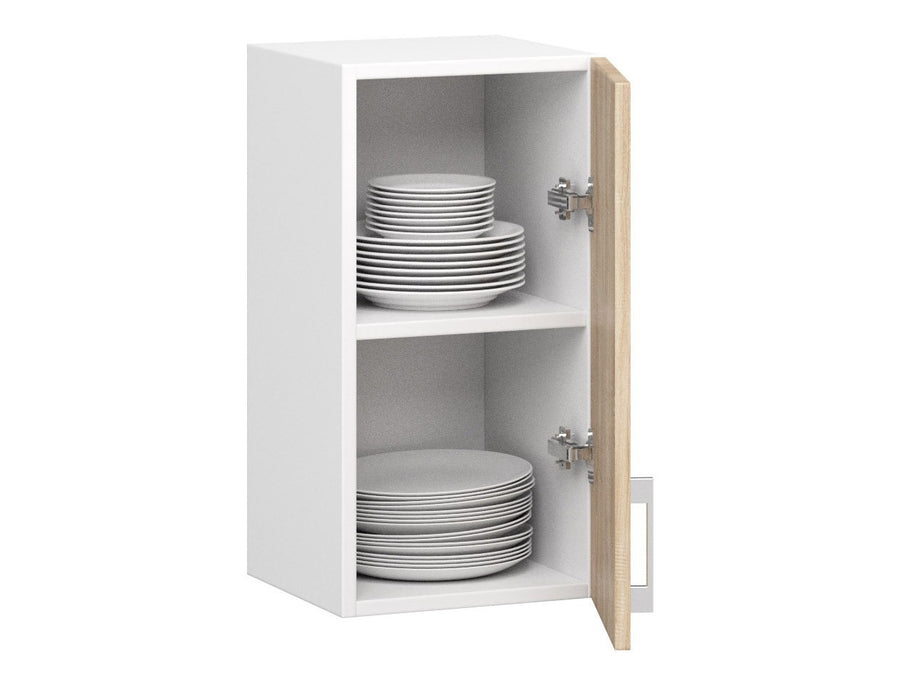 Hängeschrank – LIMA – W30 D1, Weiß / Sonoma Eiche Matt