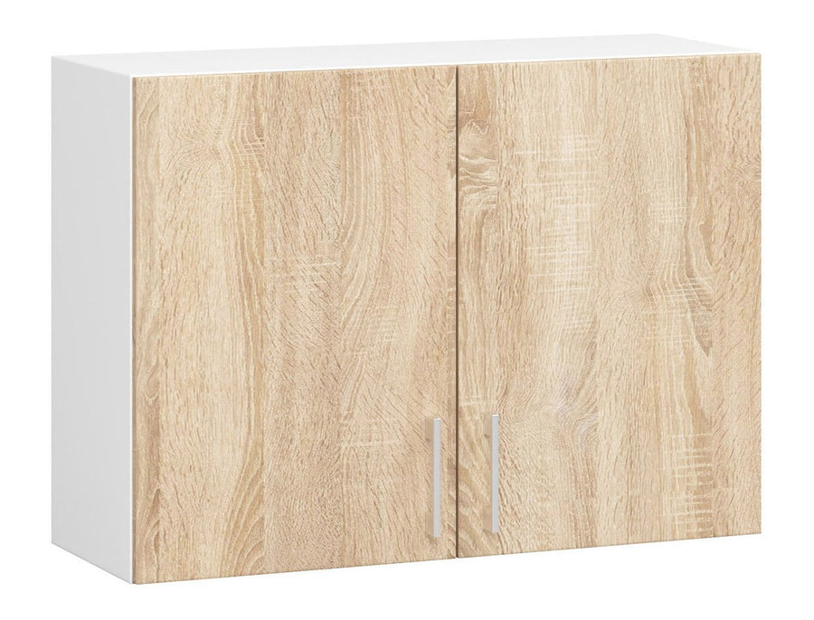Küchenzeile – LIMA – Küchenblock 180 cm Sonoma Eiche / Weiß, ohne Elektrogeräte