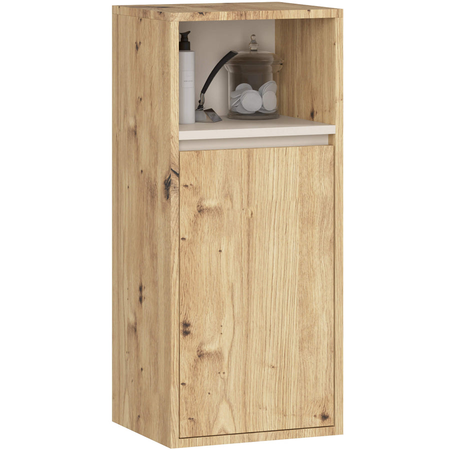 Badezimmerschrank – VAMI – Schmaler Badschrank für kleine Räume mit praktischem Stauraum