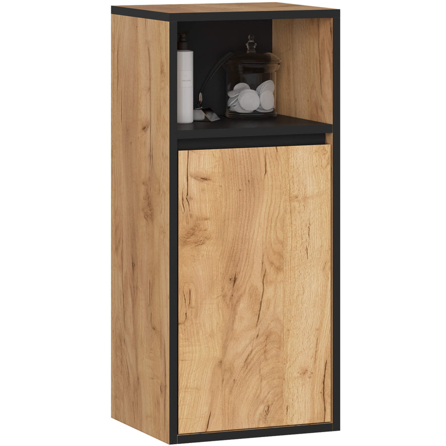 Badezimmerschrank – VAMI – Schmaler Badschrank für kleine Räume mit praktischem Stauraum