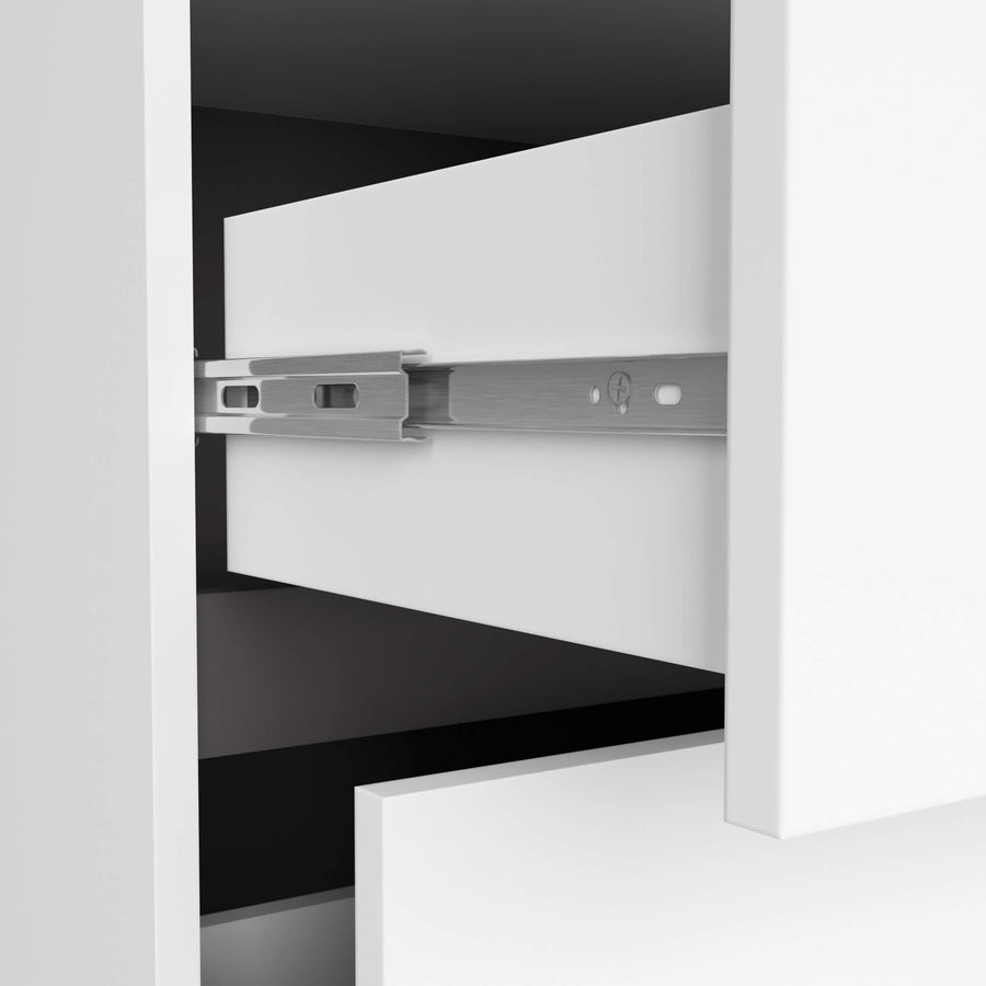 Badezimmerschrank – VAMI – Moderner Badschrank mit Schubladen und offenen Fächern