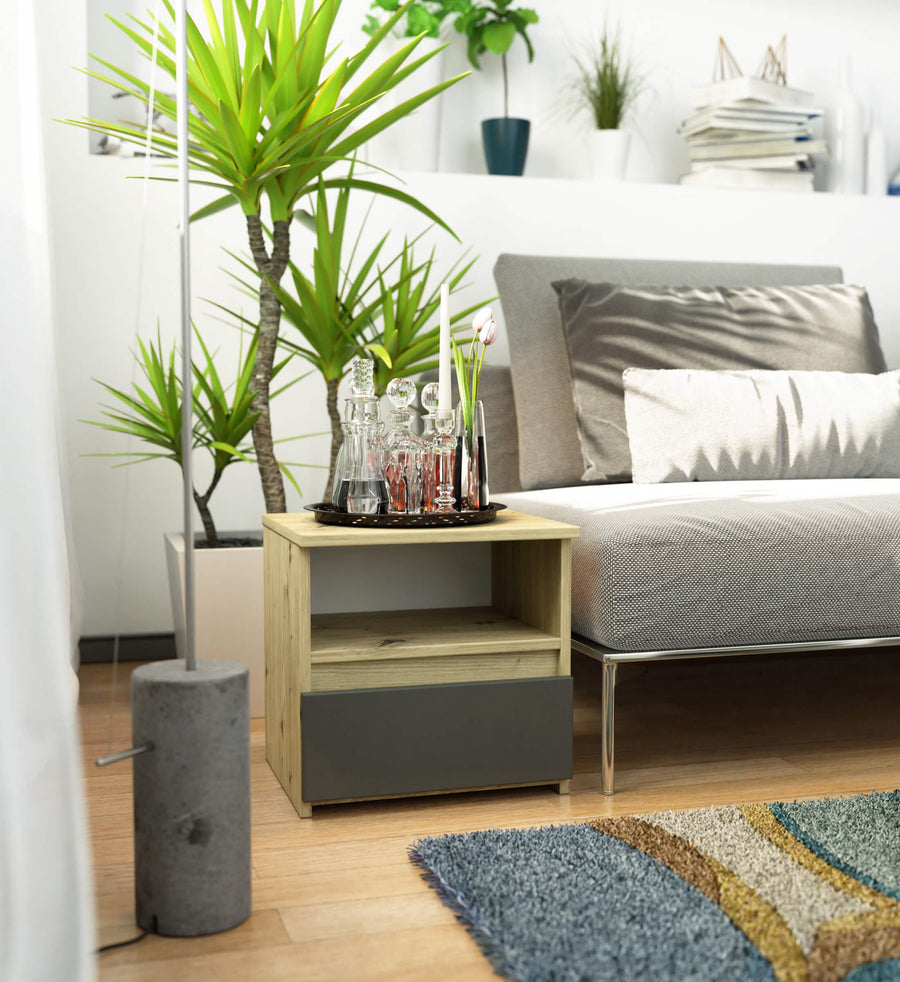 Nachttisch – CLP – Kompaktes Design mit praktischer Schublade für stilvolle Schlafzimmer