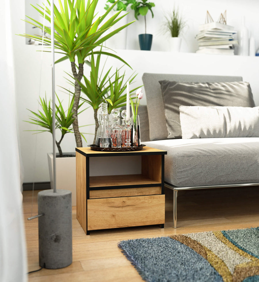 Nachttisch – CLP – Kompaktes Design mit praktischer Schublade für stilvolle Schlafzimmer