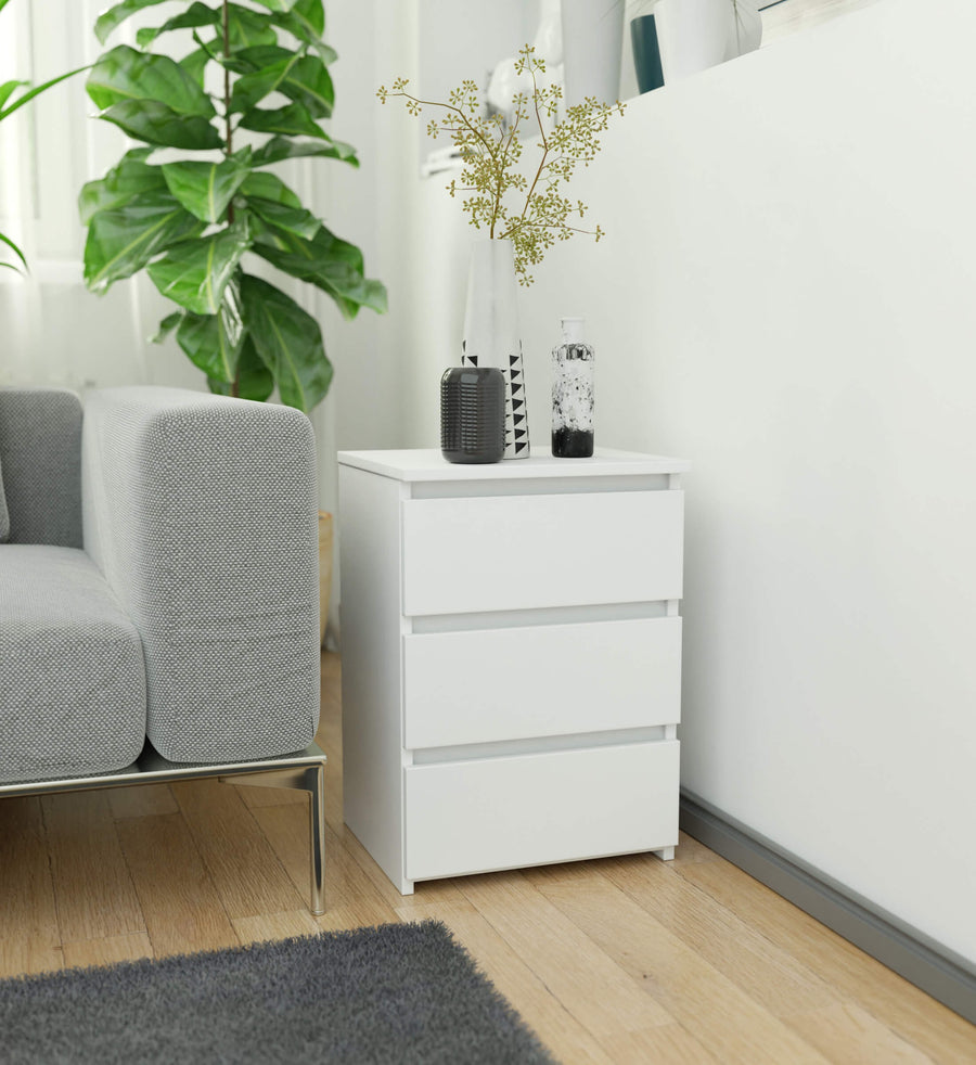 Nachttisch – CLP – Modern mit 3 Schubladen für Schlafzimmer