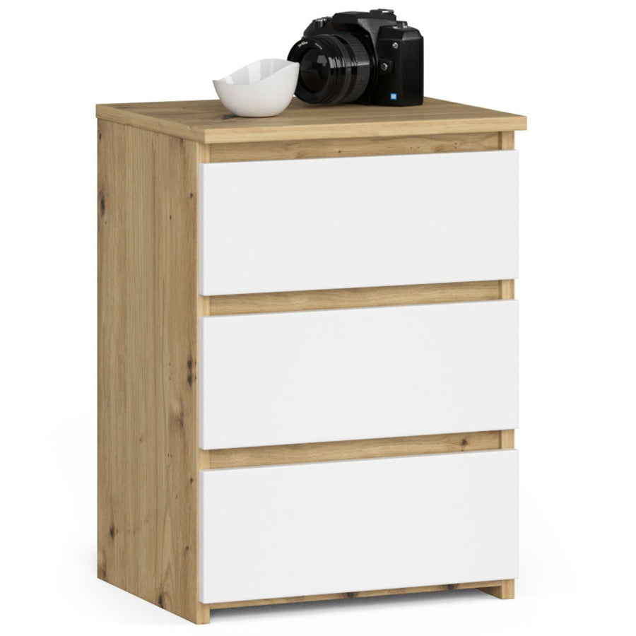 Nachttisch – CLP – Modern mit 3 Schubladen für Schlafzimmer