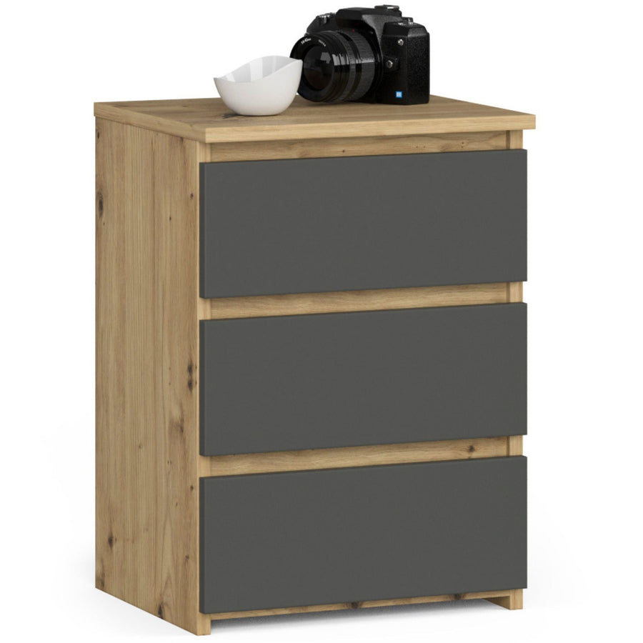 Nachttisch – CLP – Modern mit 3 Schubladen für Schlafzimmer