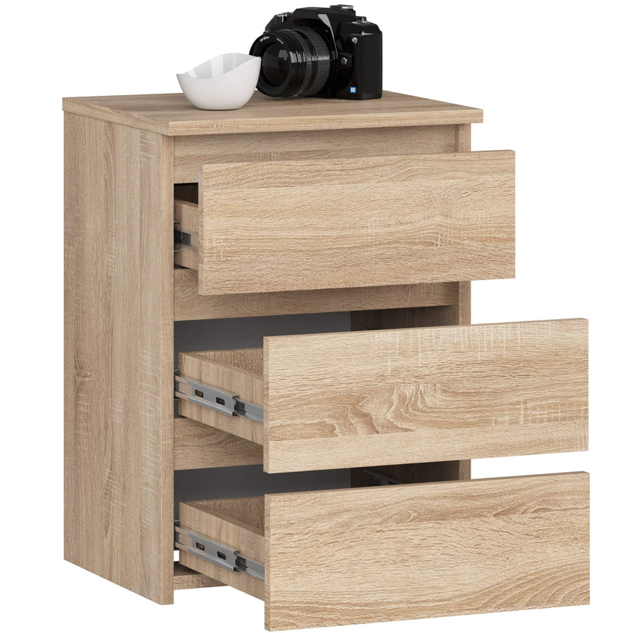 Nachttisch – CLP – Modern mit 3 Schubladen für Schlafzimmer