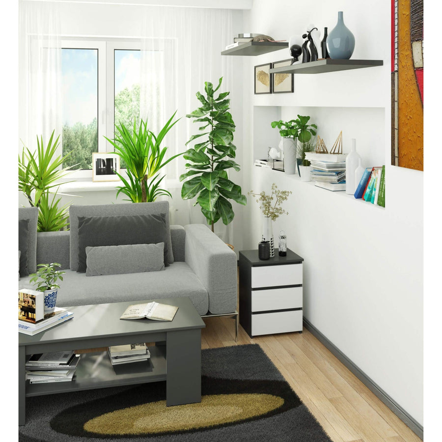Nachttisch – CLP – Modern mit 3 Schubladen für Schlafzimmer