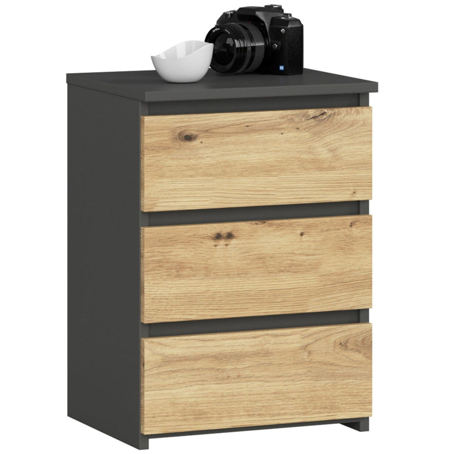 Nachttisch – CLP – Modern mit 3 Schubladen für Schlafzimmer