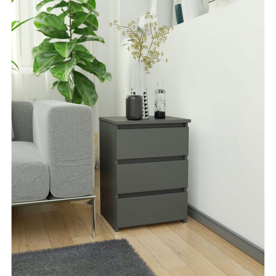 Nachttisch – CLP – Modern mit 3 Schubladen für Schlafzimmer