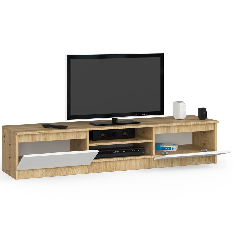 TV-Lowboard – Modernes Lowboard mit 2 Türen und 2 Fächern