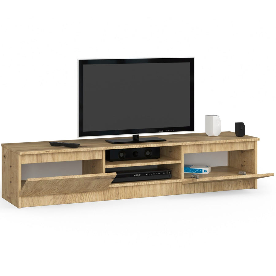 TV-Lowboard – Modernes Lowboard mit 2 Türen und 2 Fächern