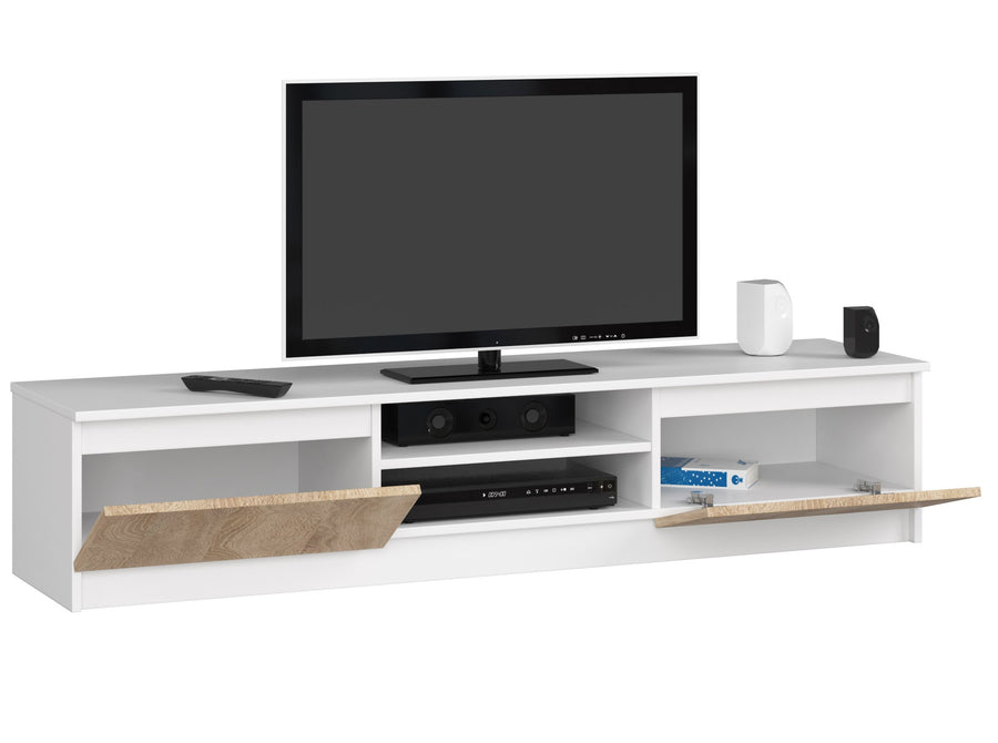 TV-Lowboard – Modernes Lowboard mit 2 Türen und 2 Fächern