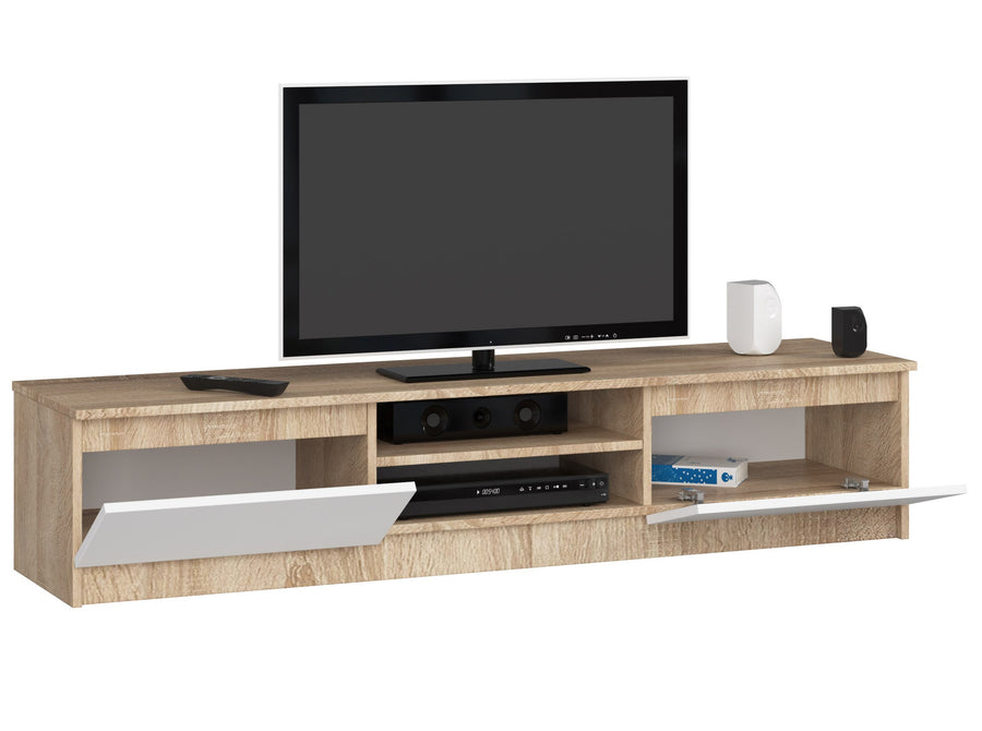 TV-Lowboard – Modernes Lowboard mit 2 Türen und 2 Fächern