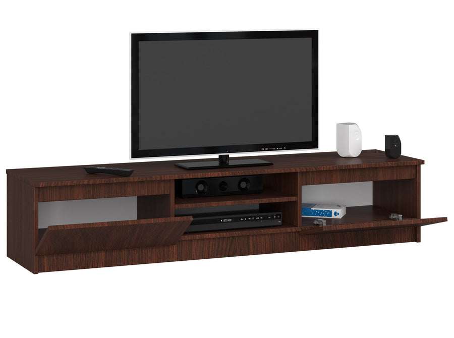 TV-Lowboard – Modernes Lowboard mit 2 Türen und 2 Fächern