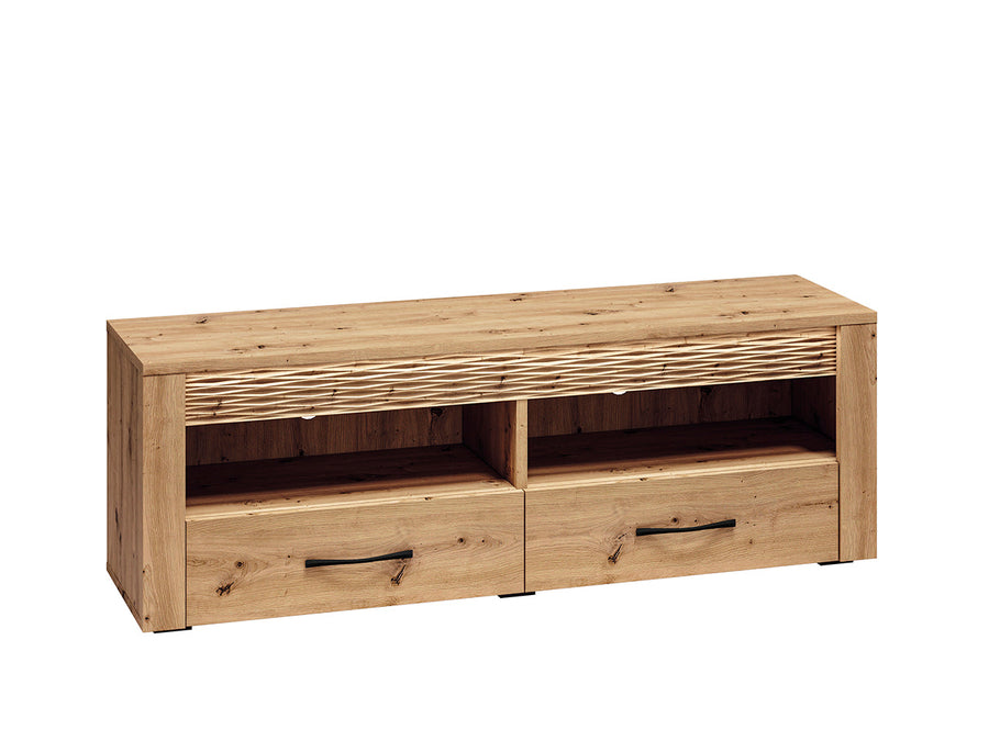 TV-Schrank – ARTIS 11 – Modernes Lowboard mit strukturierter MDF-Front