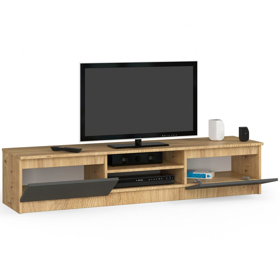 TV-Lowboard – Modernes Lowboard mit 2 Türen und 2 Fächern