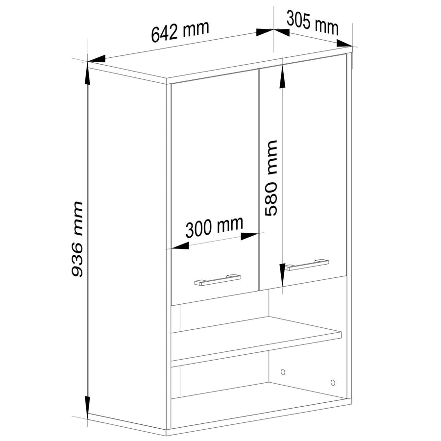 Badezimmerschrank – FIN – Stilvoller Badschrank Stauraum und modernem Design